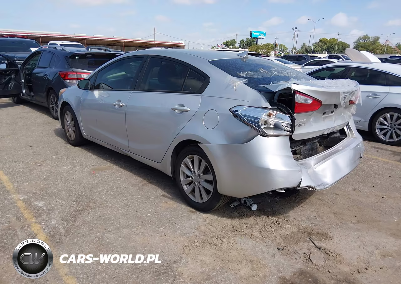 2014 Kia Forte Lx VIN:KNAFX4A6XE5078552 - 3