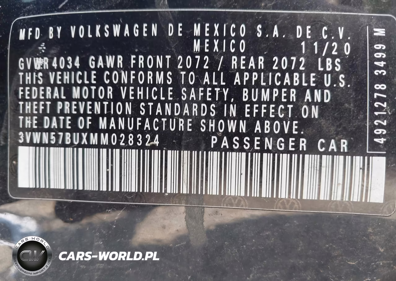 2021 Volkswagen Jetta 1.4T R-Line-1.4T S VIN:3VWN57BUXMM028324 - 9