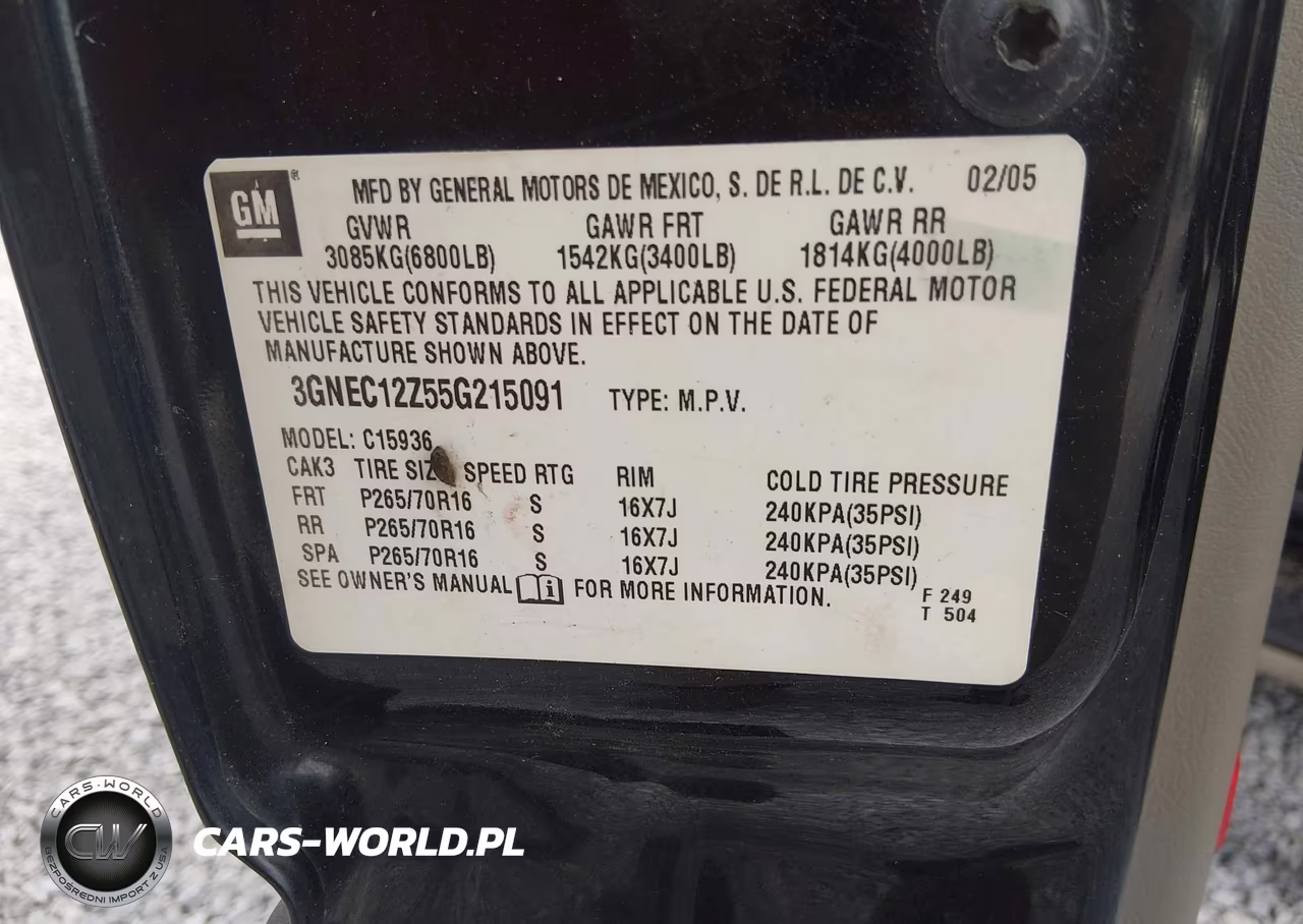 2005 Chevrolet Avalanche 1500 Ls VIN:3GNEC12Z55G215091 - 9