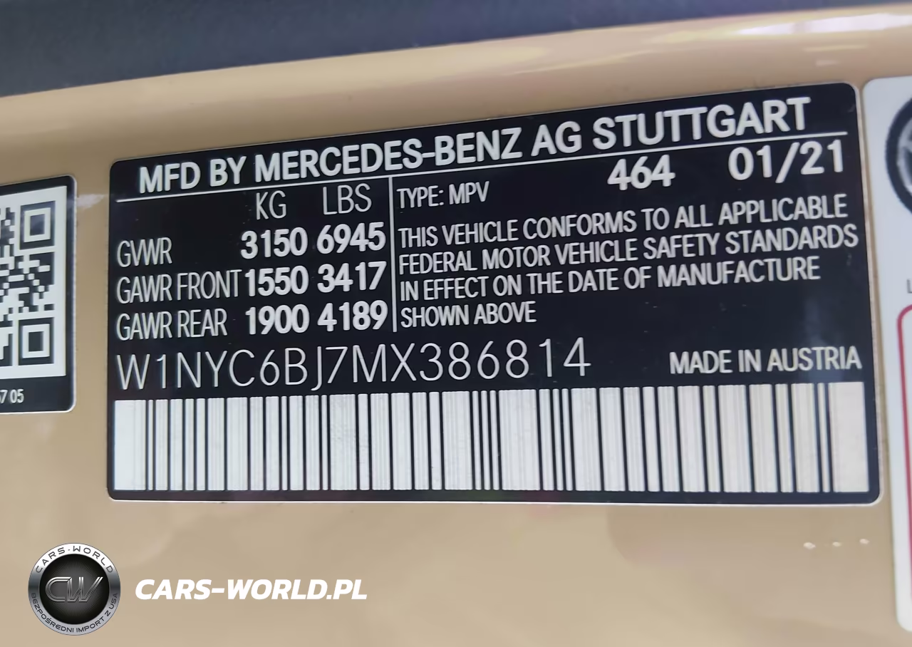 2021 Mercedes-Benz G 550 Suv VIN:W1NYC6BJ7MX386814 - 9
