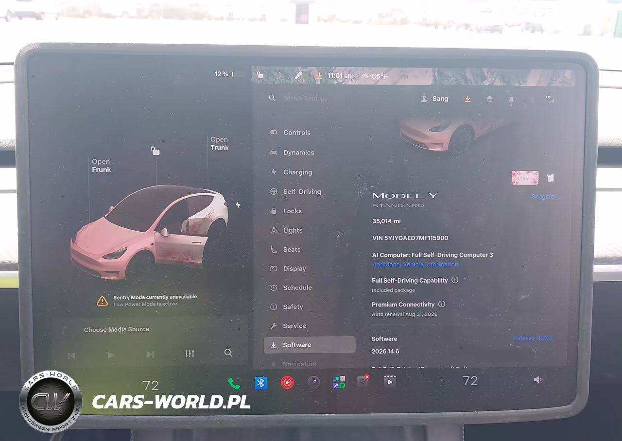 2021 Tesla Model Y Performance Dual Motor All-Wheel Drive-Standard Range Rear-Wheel Drive VIN:5YJYGAED7MF115900 - 7