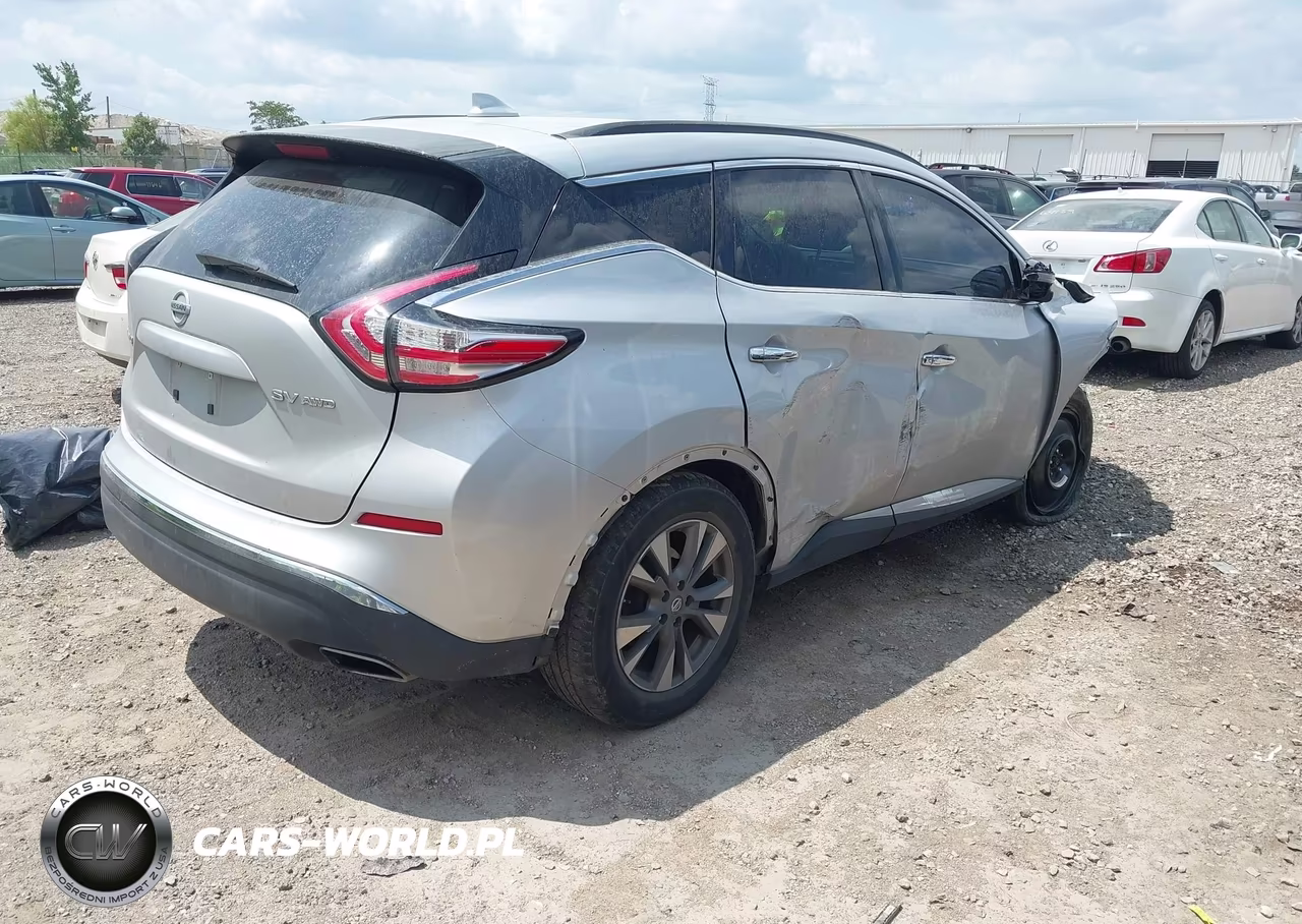 2017 Nissan Murano Sv VIN:5N1AZ2MH7HN118109 - 4