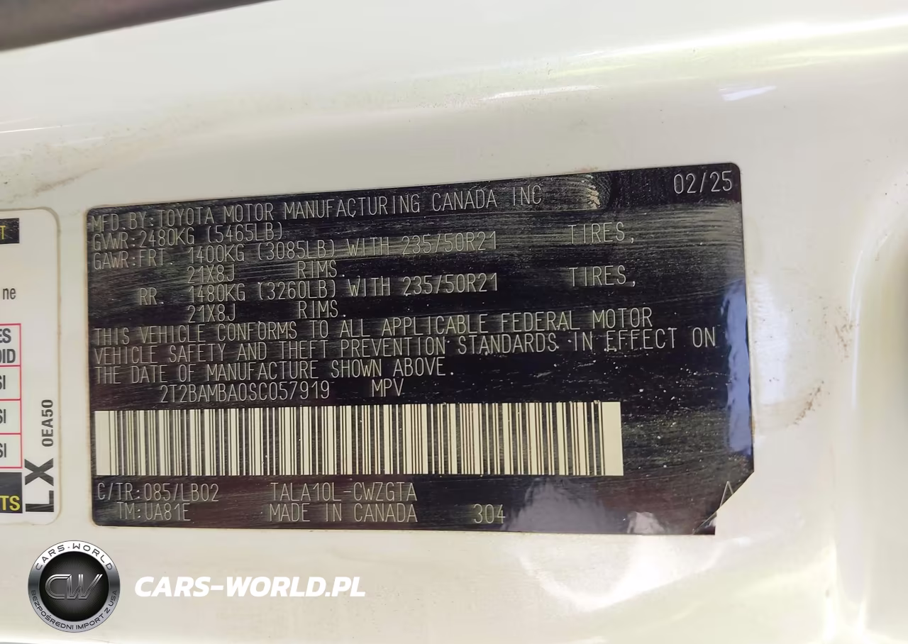 2025 Lexus Rx 350 Premium Plus VIN:2T2BAMBA0SC057919 - 9
