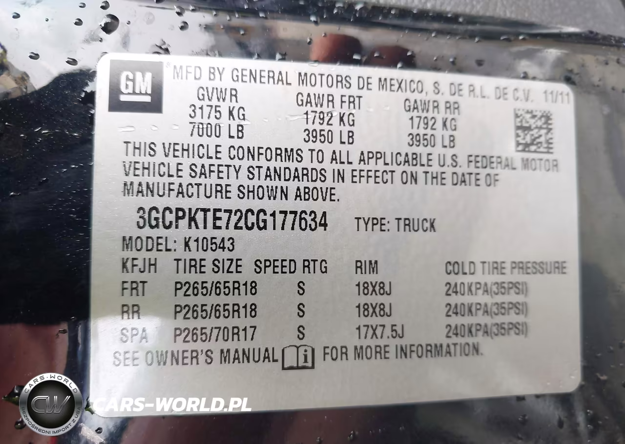 2012 Chevrolet Silverado 1500 Ltz VIN:3GCPKTE72CG177634 - 9
