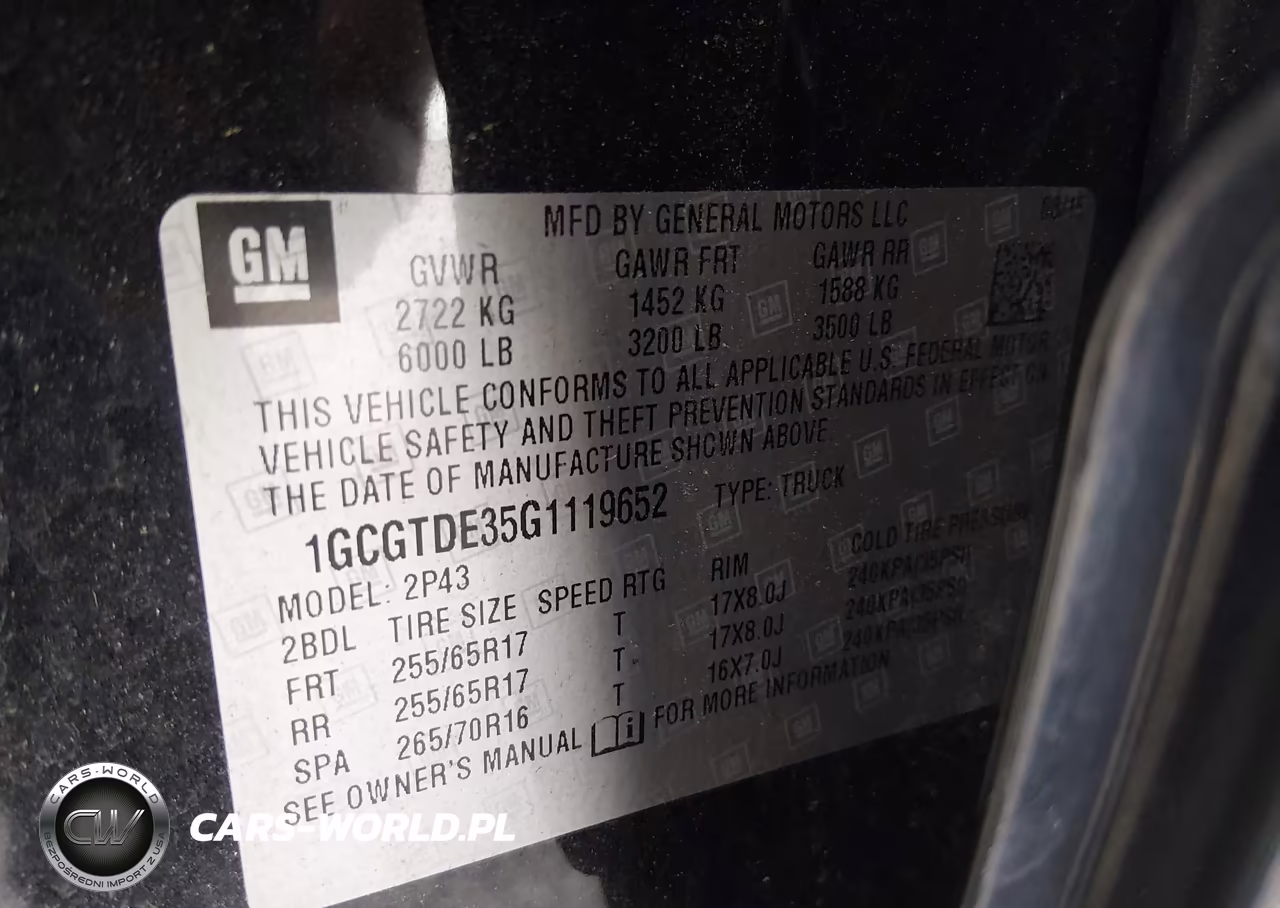 2016 Chevrolet Colorado Z71 VIN:1GCGTDE35G1119652 - 9
