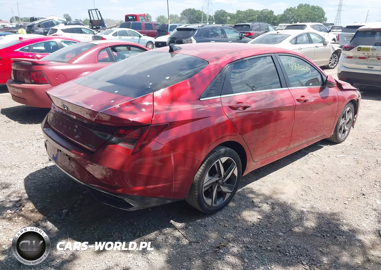 2021 Hyundai Elantra Limited VIN:KMHLP4AG1MU118287 - 4