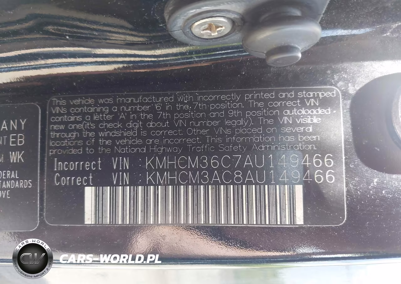 2010 Hyundai Accent Gs VIN:KMHCM3AC8AU149466 - 9