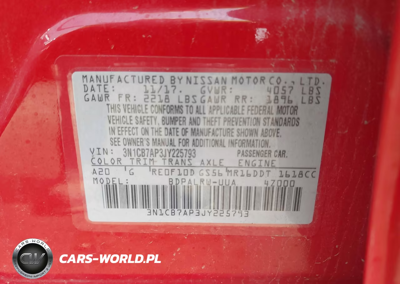 2018 Nissan Sentra Sr Turbo VIN:3N1CB7AP3JY225793 - 9
