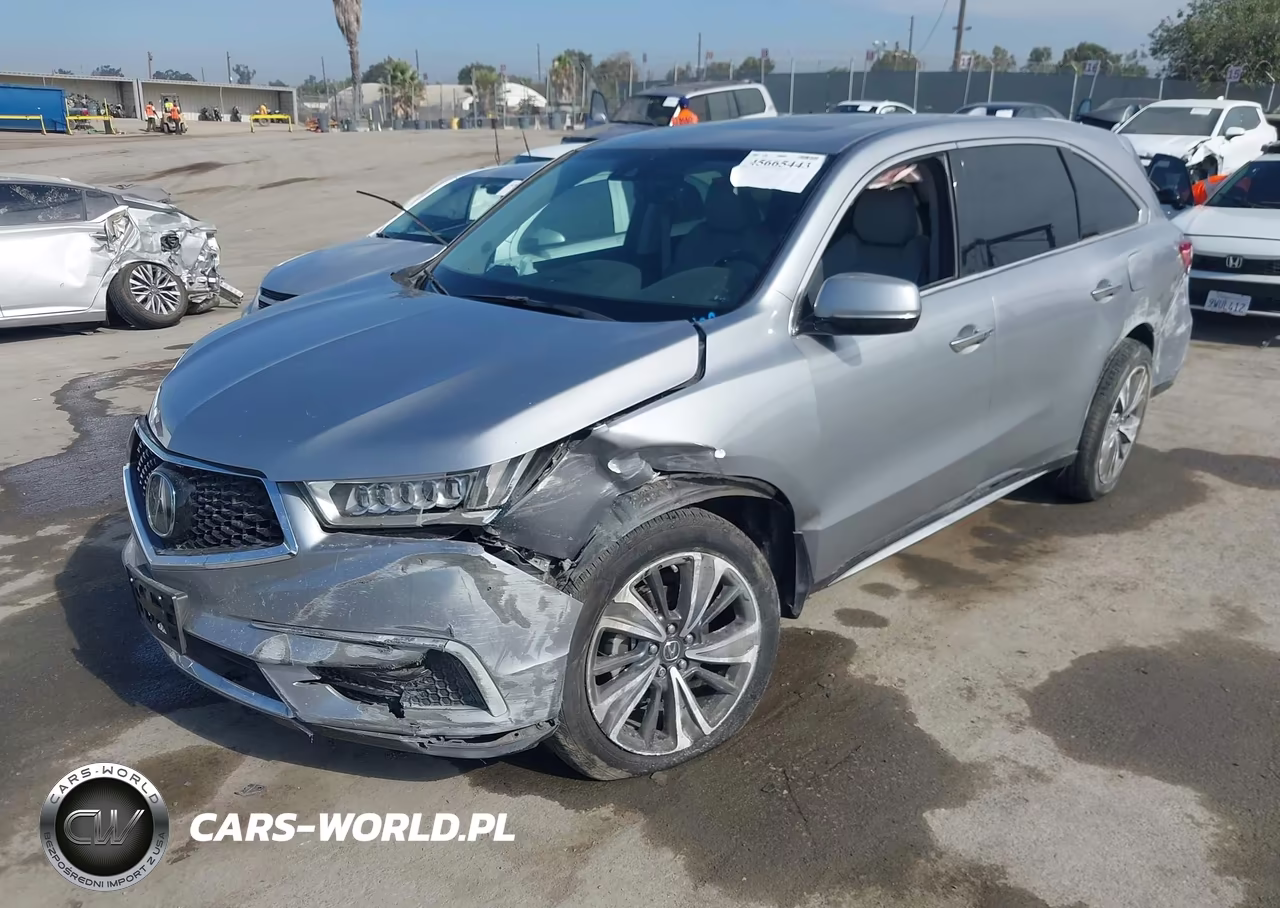 2019 Acura Mdx Tech Pkg VIN:5J8YD4H57KL023874 - 2