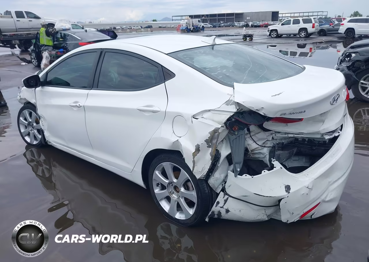2013 Hyundai Elantra Limited VIN:5NPDH4AE0DH431538 - 3