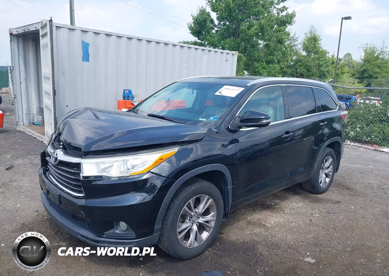 2014 Toyota Highlander Xle V6 VIN:5TDJKRFH3ES060357 - 2