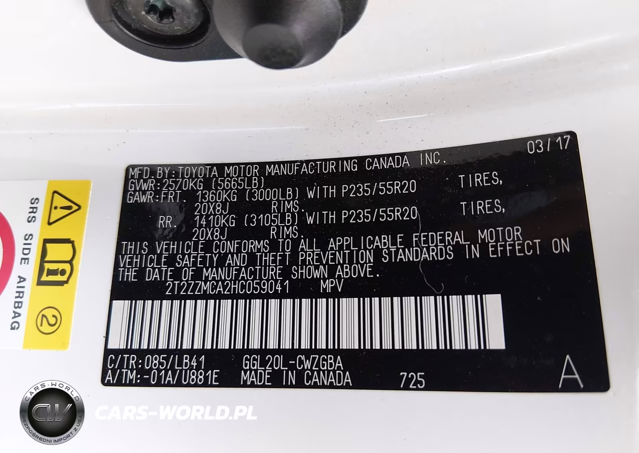 2017 Lexus Rx 350-Base-F Sport VIN:2T2ZZMCA2HC059041 - 9