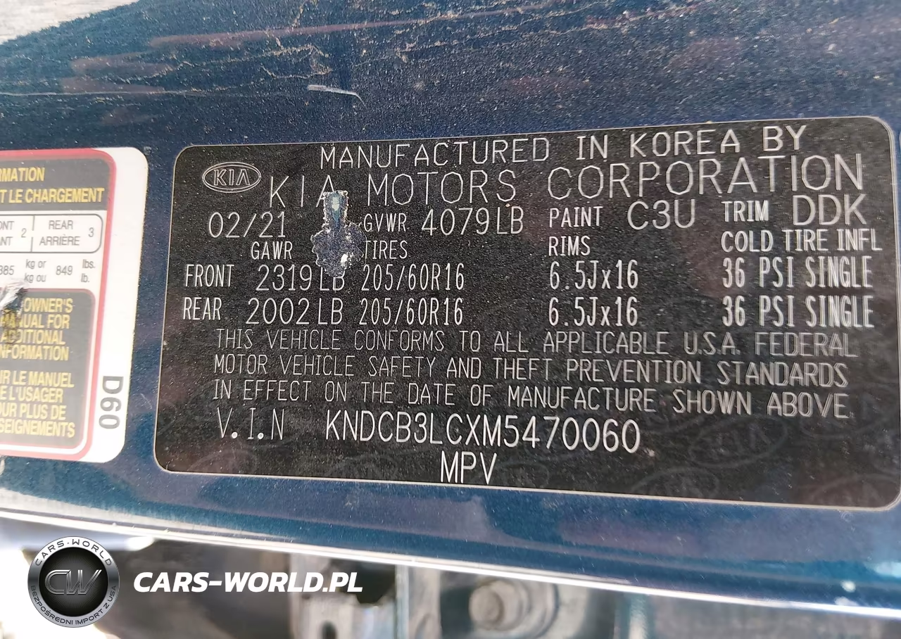 2021 Kia Niro Lx VIN:KNDCB3LCXM5470060 - 9