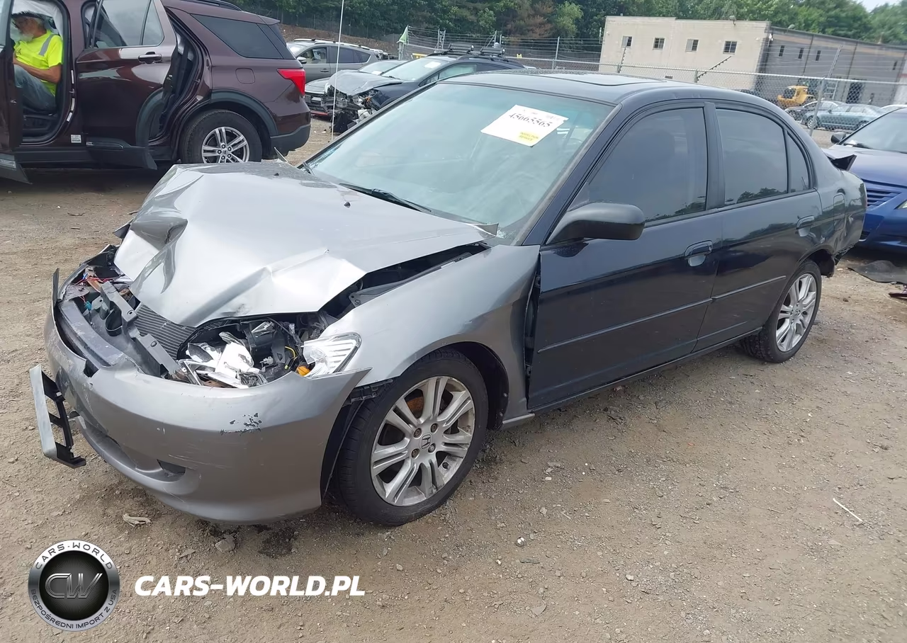 2001 Honda Civic Ex VIN:2HGES26771H608032 - 2