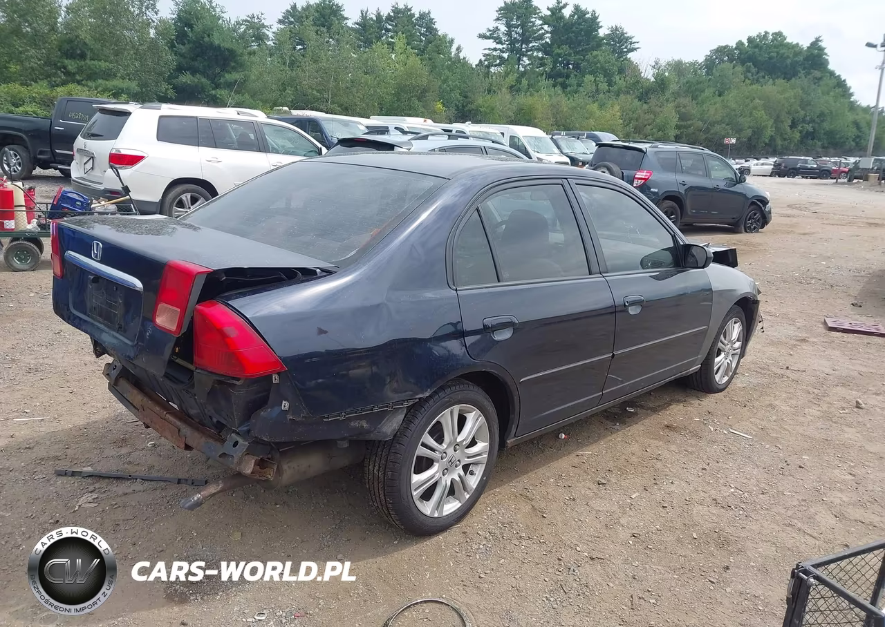 2001 Honda Civic Ex VIN:2HGES26771H608032 - 4