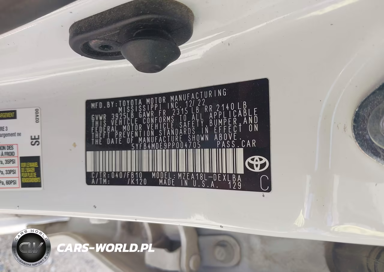 2023 Toyota Corolla Le VIN:5YFB4MDE9PP004705 - 9