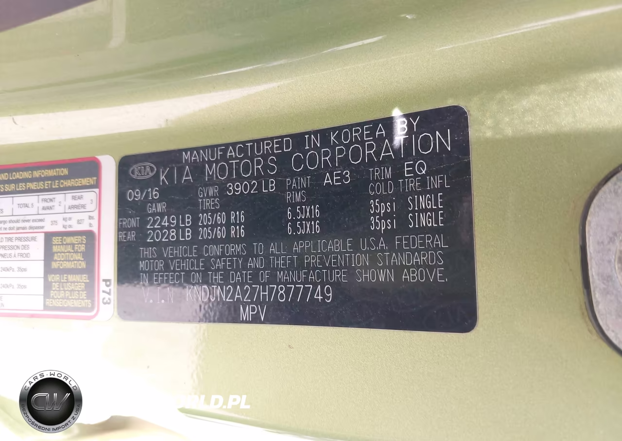 2017 Kia Soul VIN:KNDJN2A27H7877749 - 9
