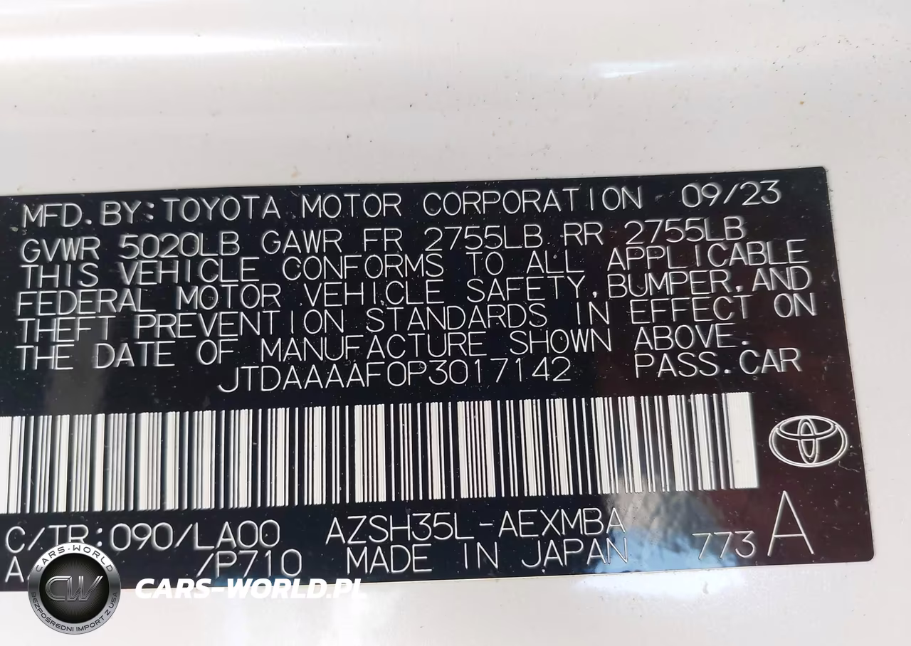 2023 Toyota Crown Limited VIN:JTDAAAAF0P3017142 - 9