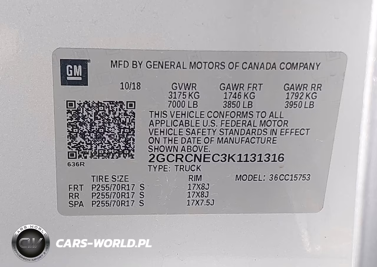 2019 Chevrolet Silverado 1500 Ld Wt VIN:2GCRCNEC3K1131316 - 9