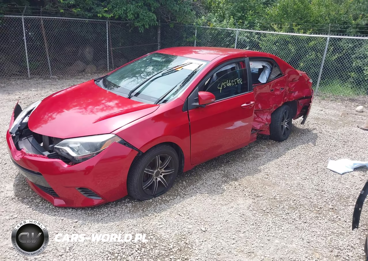 2016 Toyota Corolla Le VIN:5YFBURHE0GP438972 - 2