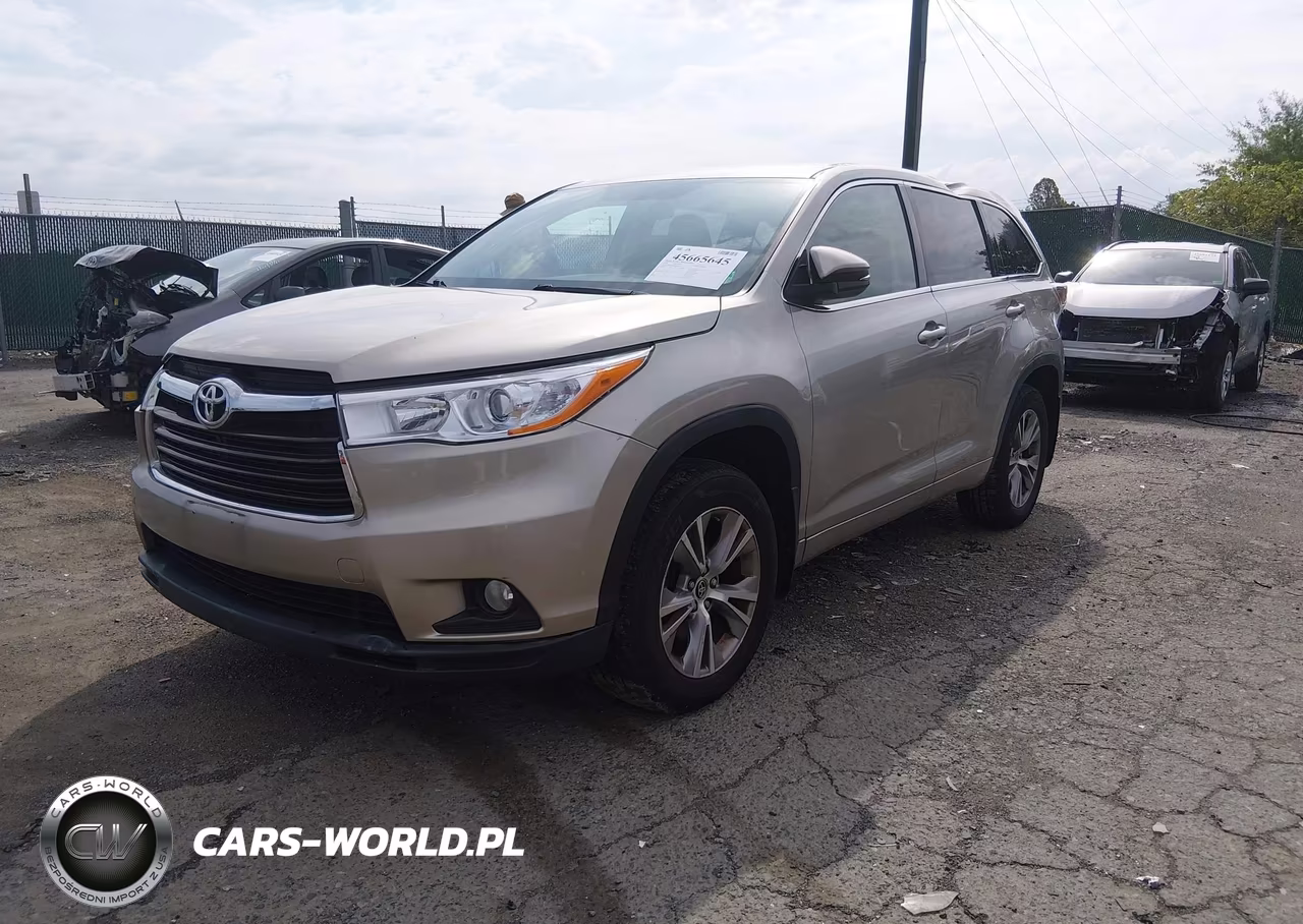 2016 Toyota Highlander Le Plus V6 VIN:5TDBKRFH0GS268221 - 2