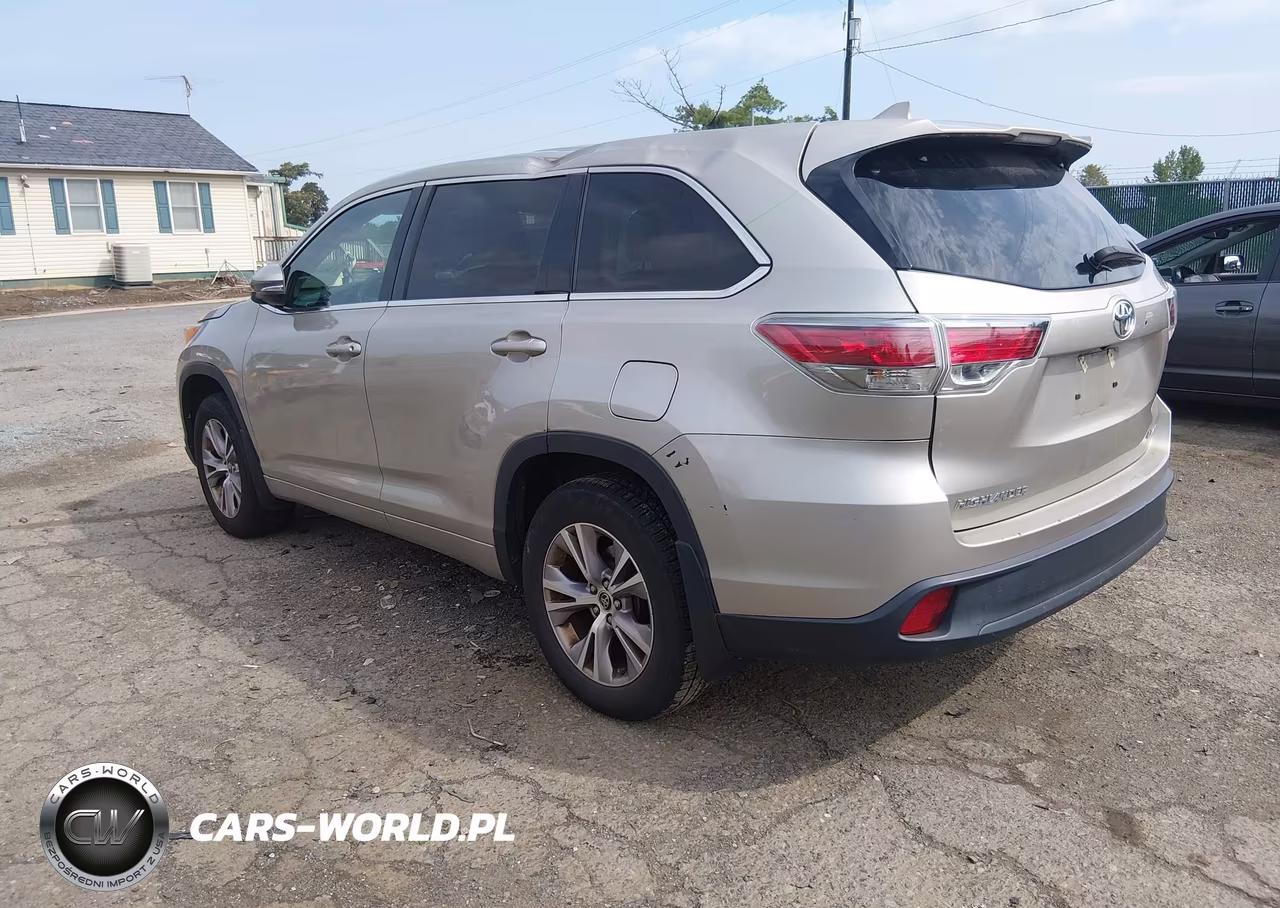 2016 Toyota Highlander Le Plus V6 VIN:5TDBKRFH0GS268221 - 3