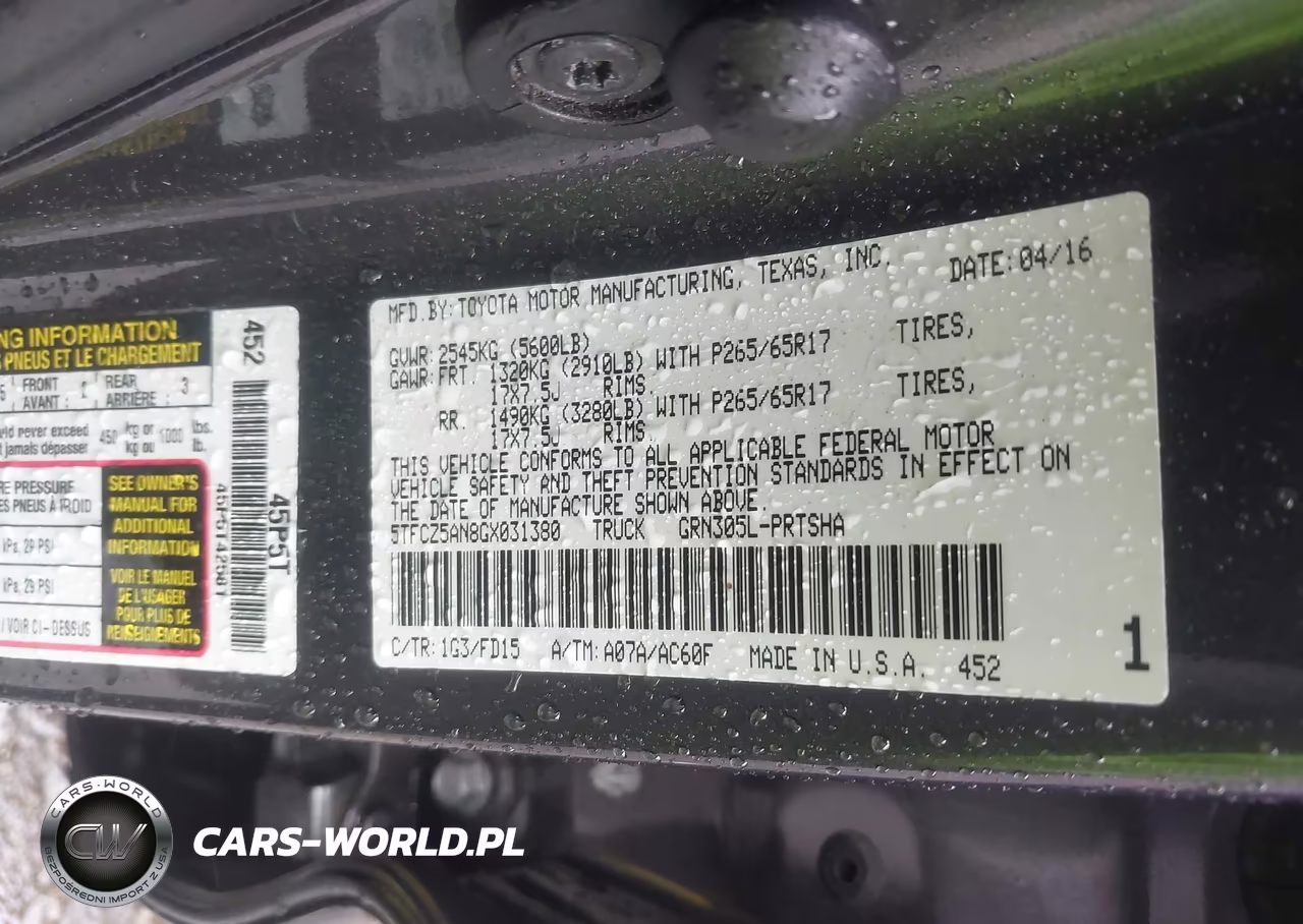 2016 Toyota Tacoma Trd Sport VIN:5TFCZ5AN8GX031380 - 9