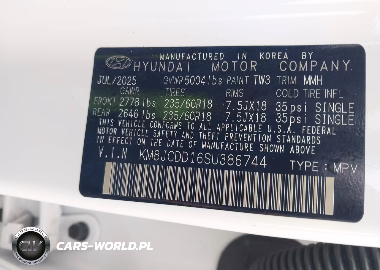 2025 Hyundai Tucson Hybrid Sel Convenience VIN:KM8JCDD16SU386744 - 9