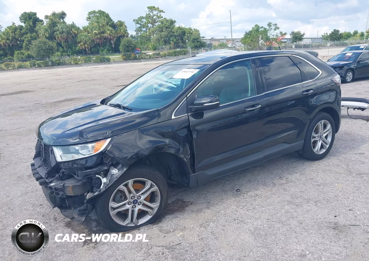 2015 Ford Edge Titanium VIN:2FMTK4K94FBB47970 - 2