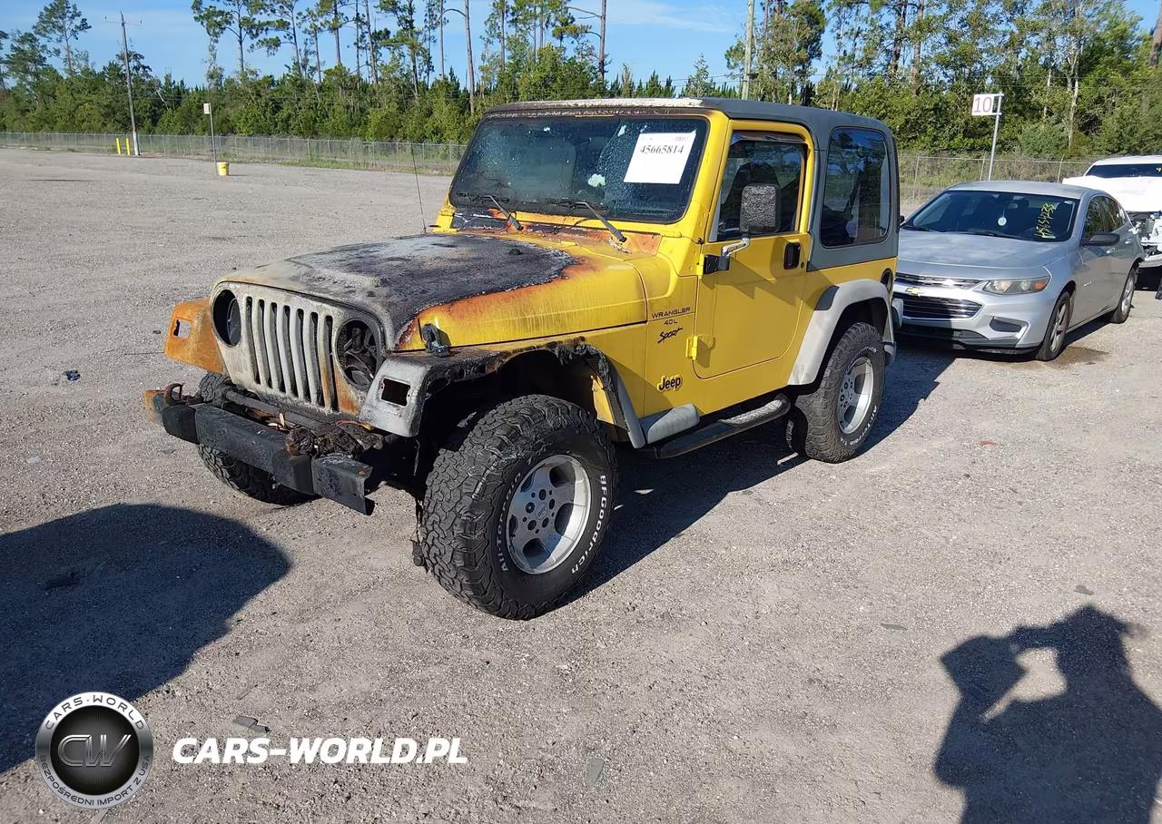 2001 Jeep Wrangler Sport VIN:1J4FA49S21P334102 - 2
