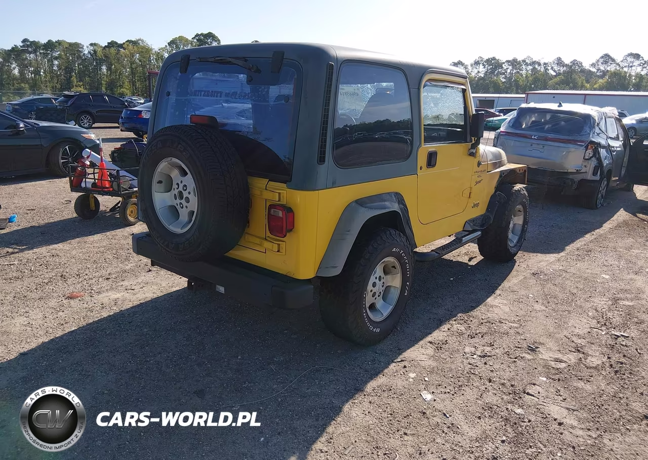 2001 Jeep Wrangler Sport VIN:1J4FA49S21P334102 - 4