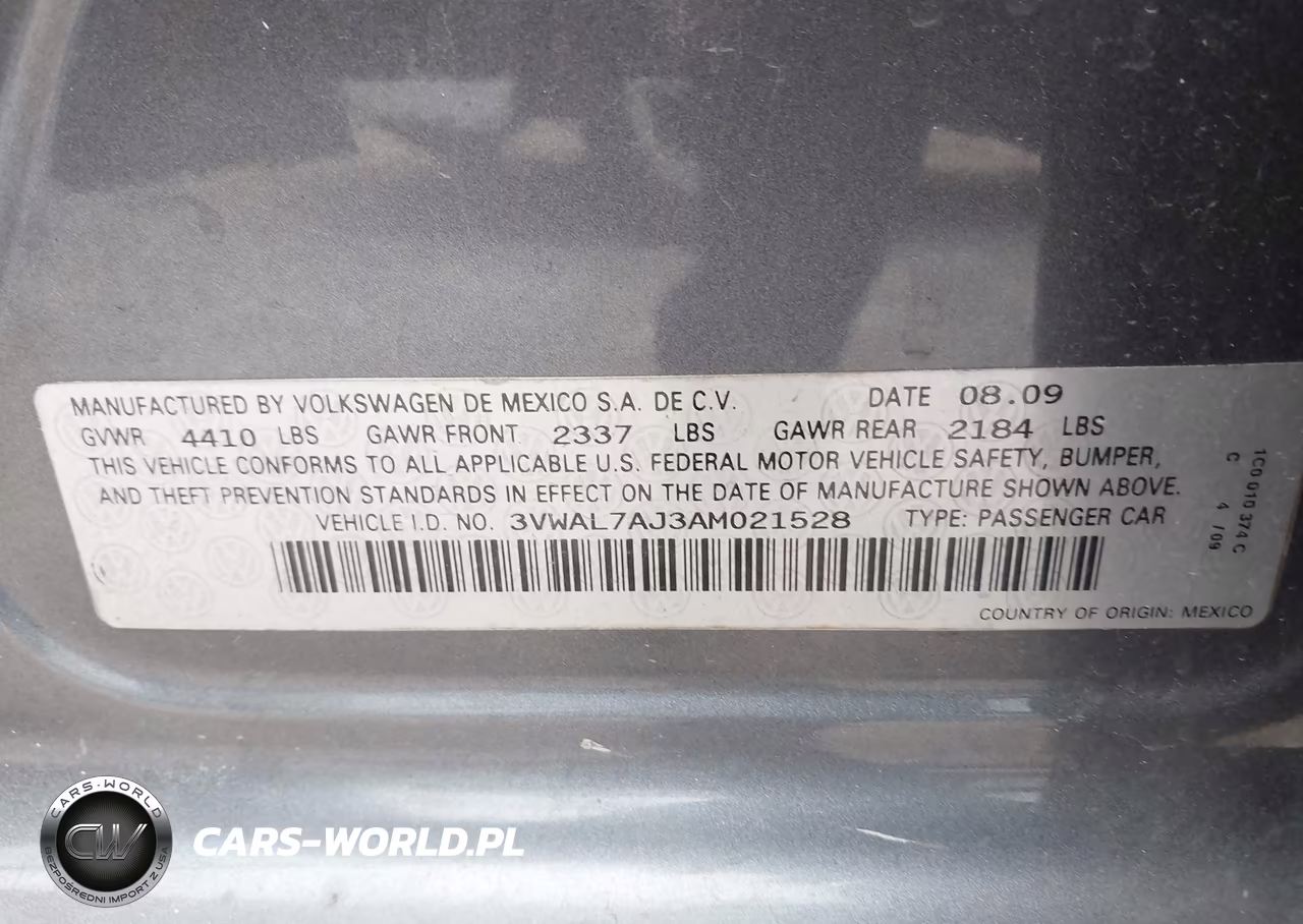 2010 Volkswagen Jetta Tdi VIN:3VWAL7AJ3AM021528 - 9