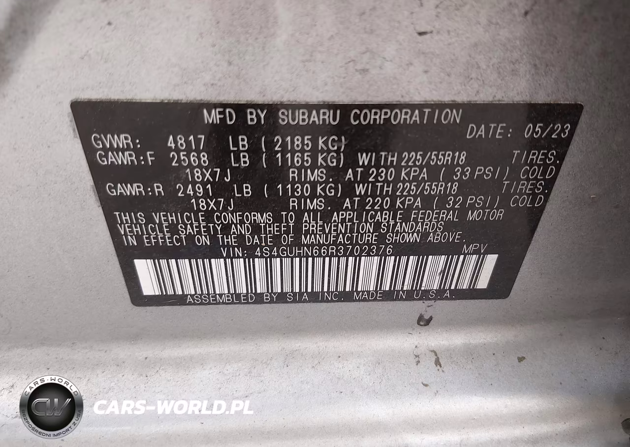 2024 Subaru Crosstrek Limited VIN:4S4GUHN66R3702376 - 9