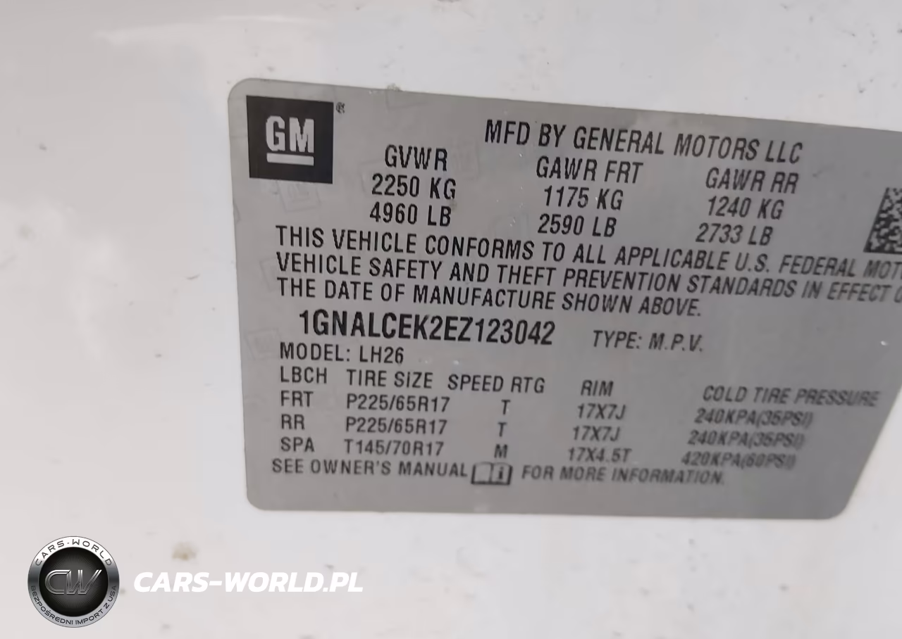 2014 Chevrolet Equinox Lt VIN:1GNALCEK2EZ123042 - 9