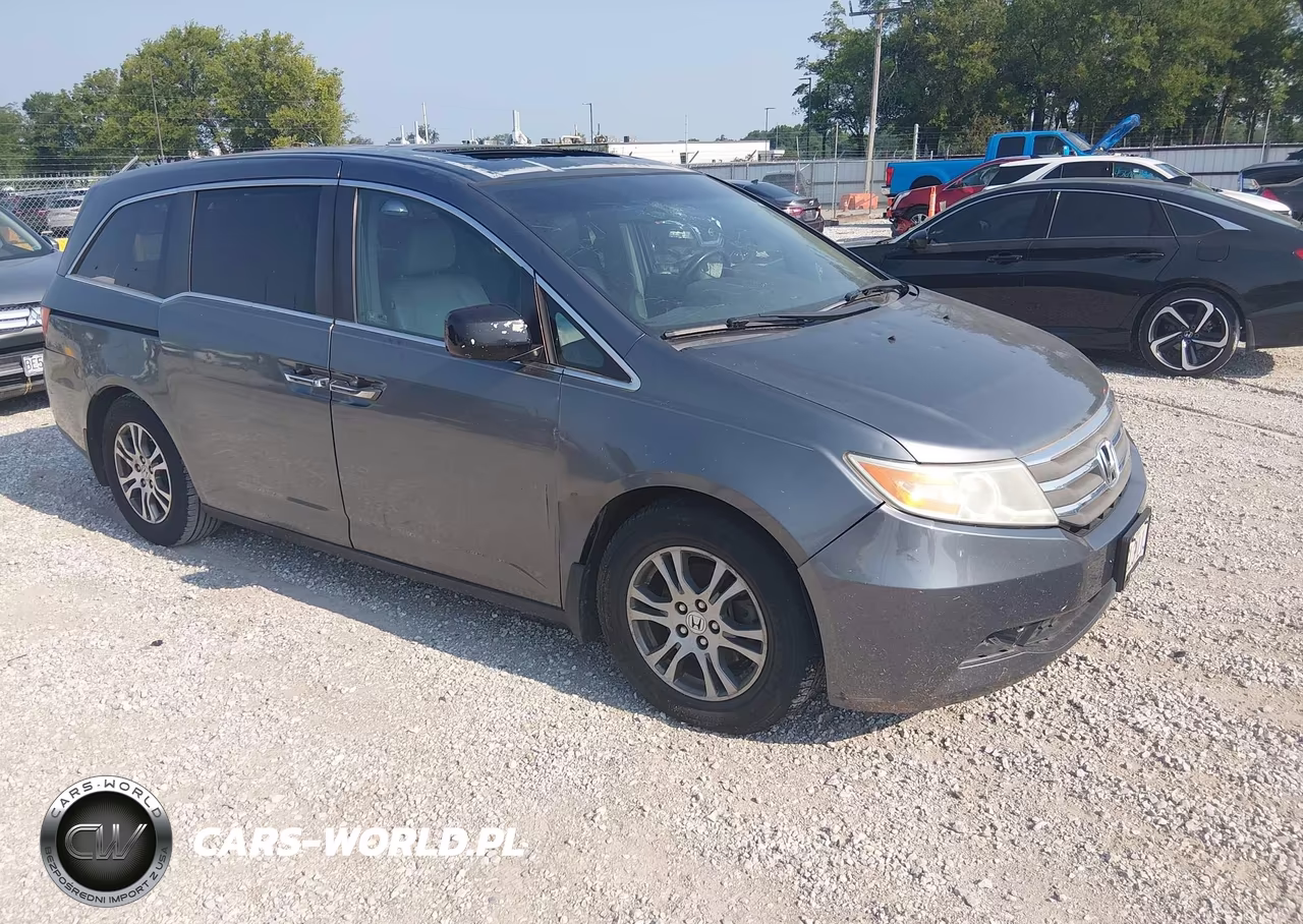 2011 Honda Odyssey Ex-L VIN:5FNRL5H62BB038046 - 1