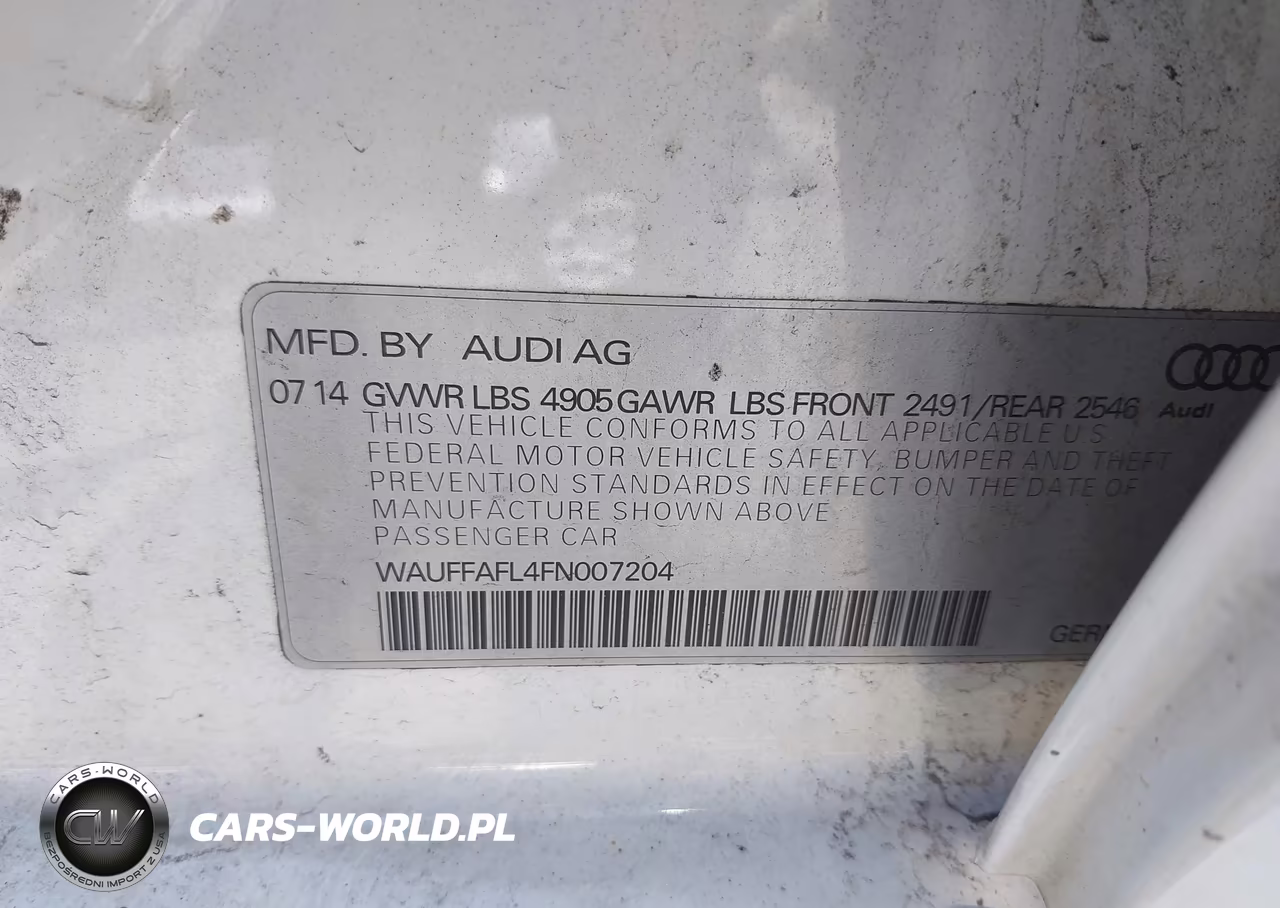 2015 Audi A4 2.0T Premium VIN:WAUFFAFL4FN007204 - 9