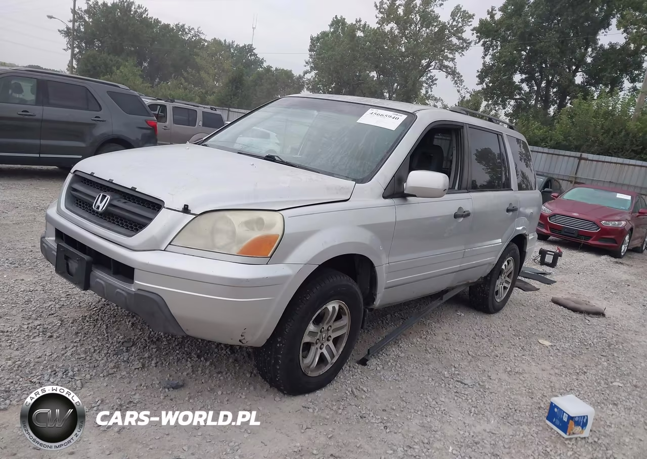 2003 Honda Pilot Ex-L VIN:2HKYF18613H503222 - 2