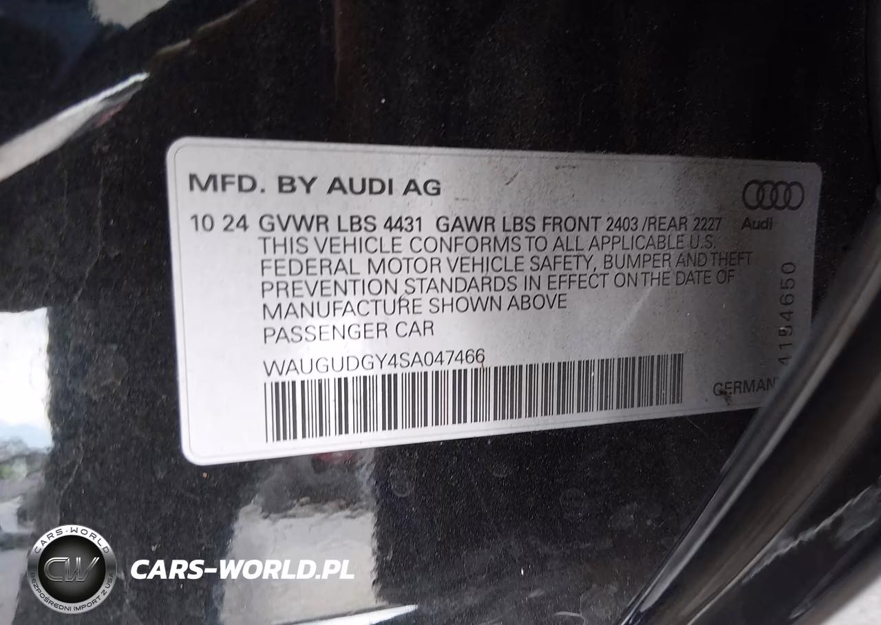 2025 Audi A3 Premium 40 Tfsi Quattro S Tronic VIN:WAUGUDGY4SA047466 - 9