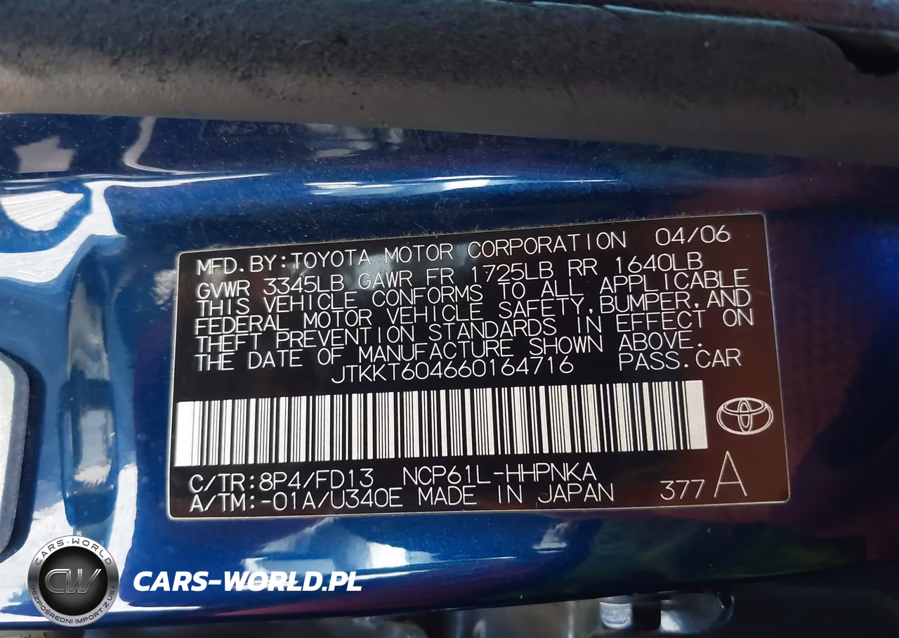 2006 Scion Xa VIN:JTKKT604660164716 - 9