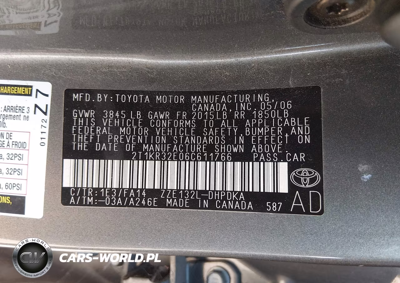 2006 Toyota Matrix VIN:2T1KR32E06C611766 - 9