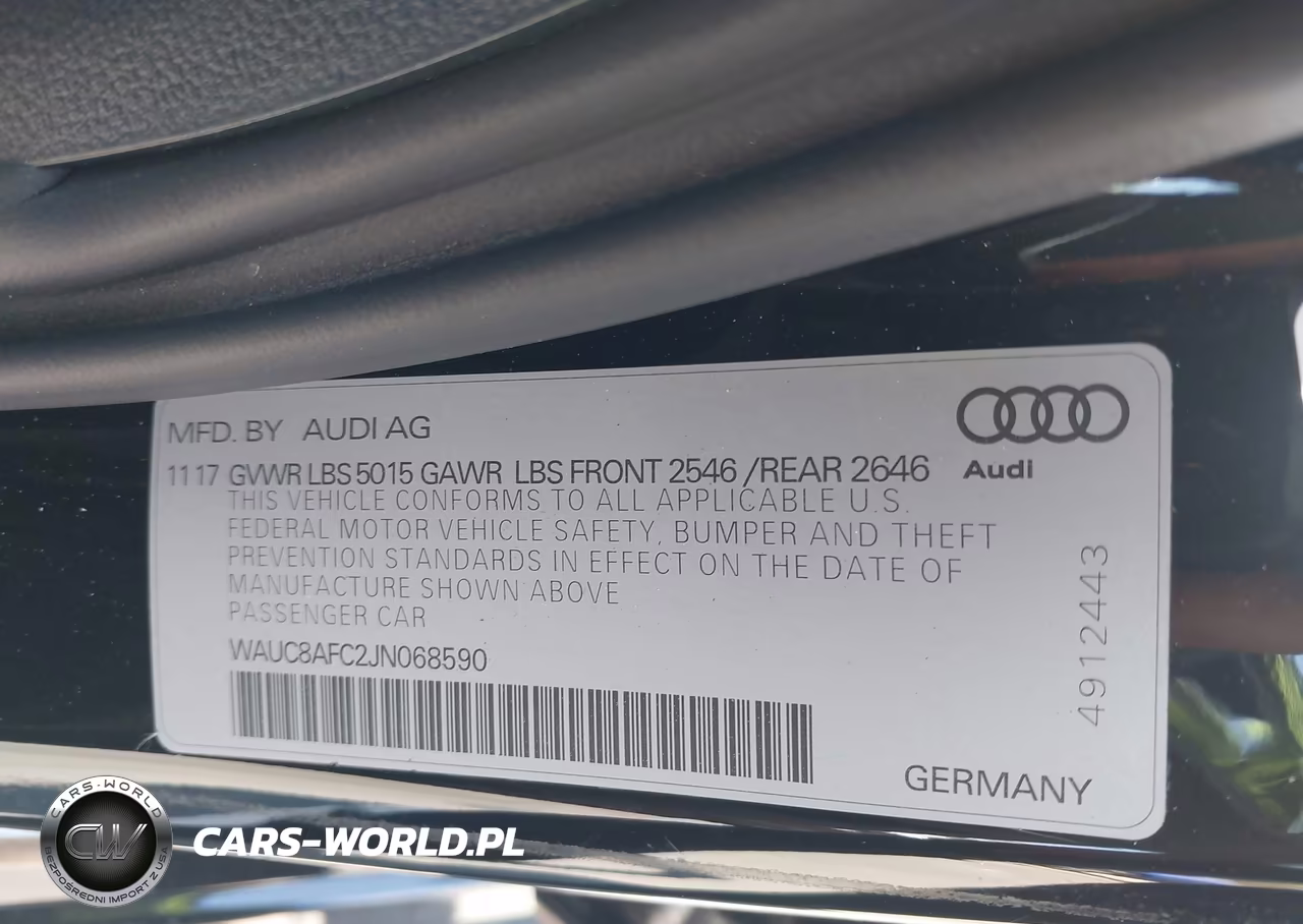 2018 Audi A6 2.0T Premium-2.0T Sport VIN:WAUC8AFC2JN068590 - 9