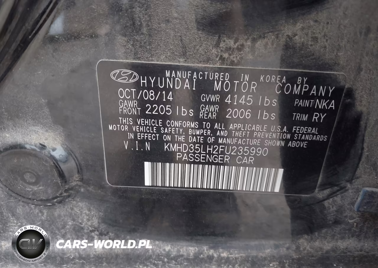 2015 Hyundai Elantra Gt VIN:KMHD35LH2FU235990 - 9