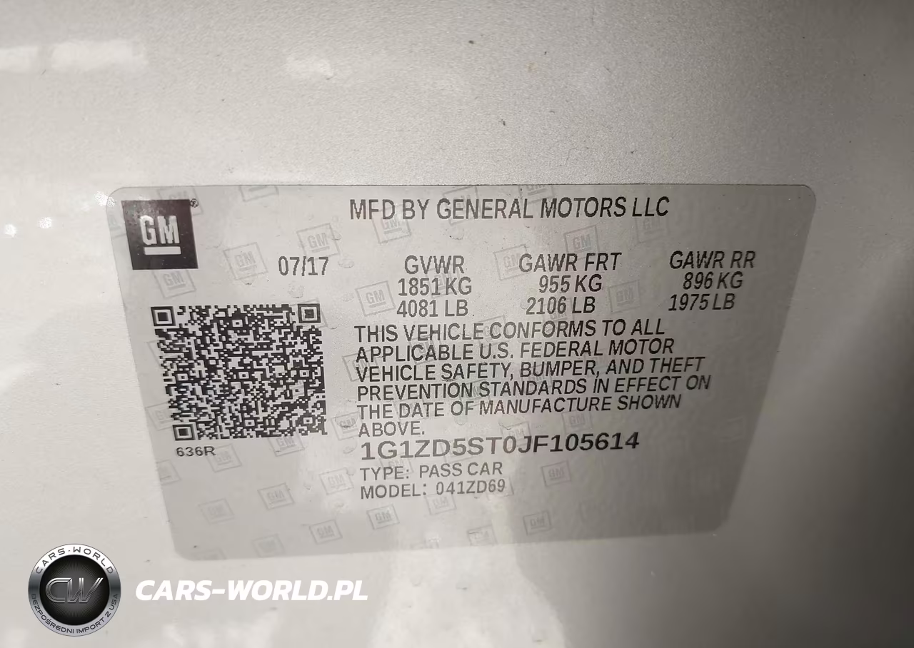 2018 Chevrolet Malibu Lt VIN:1G1ZD5ST0JF105614 - 9