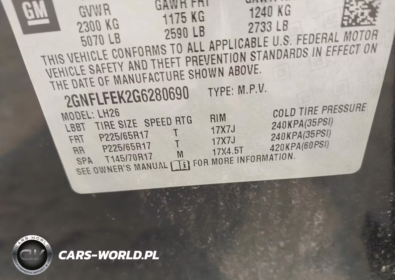 2016 Chevrolet Equinox Lt VIN:2GNFLFEK2G6280690 - 9