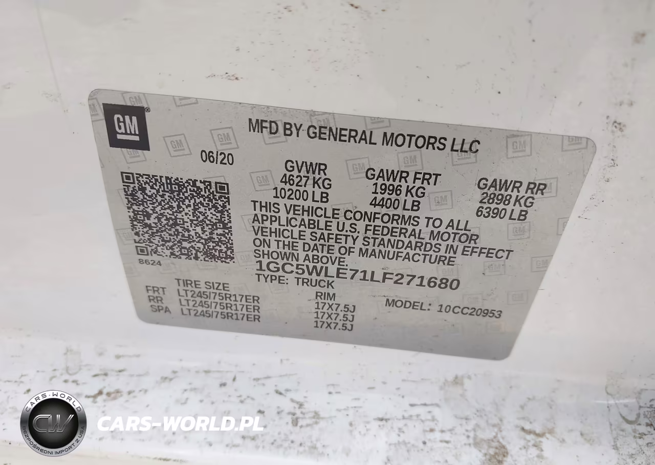 2020 Chevrolet Silverado 2500Hd 2Wd Long Bed Wt VIN:1GC5WLE71LF271680 - 9