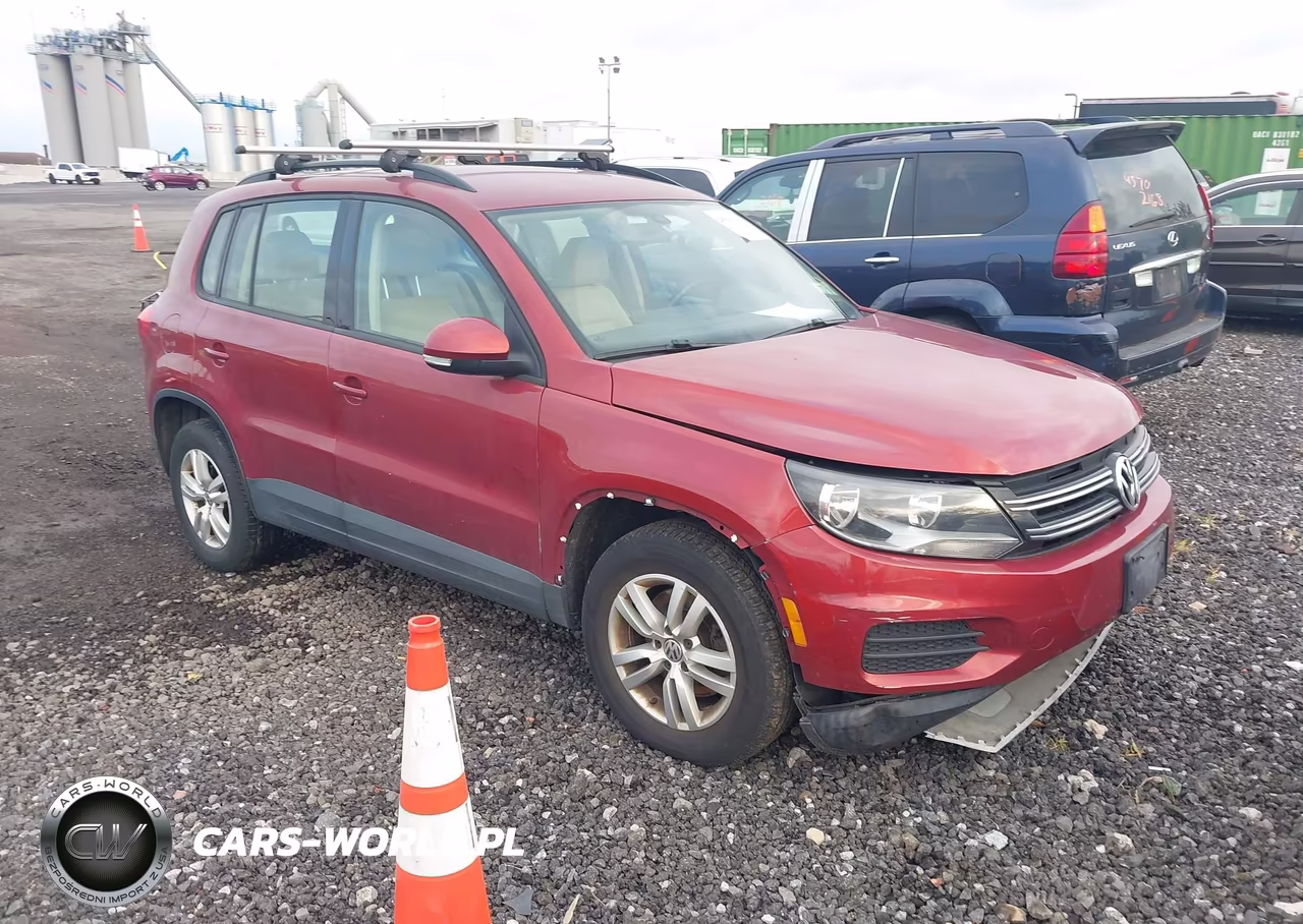 2016 Volkswagen Tiguan S VIN:WVGBV7AX8GW073442 - 1