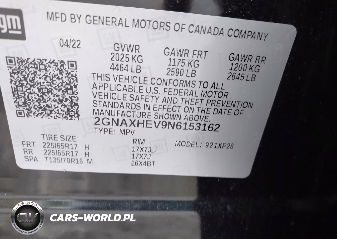 2022 Chevrolet Equinox Fwd Ls VIN:2GNAXHEV9N6153162 - 9