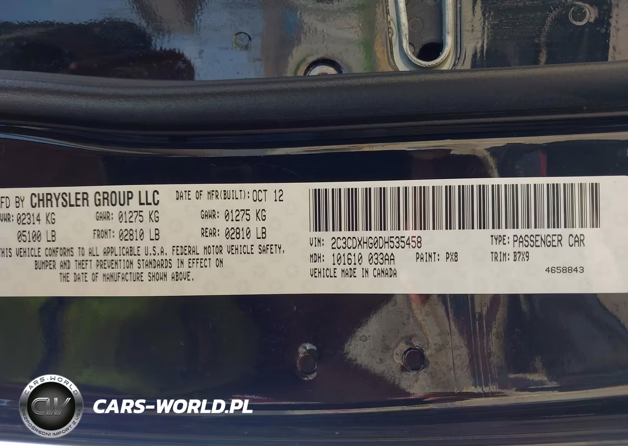 2013 Dodge Charger Sxt VIN:2C3CDXHG0DH535458 - 9