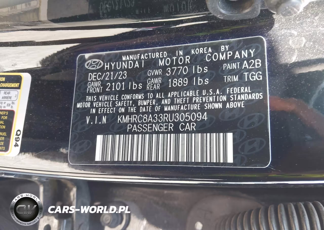 2024 Hyundai Venue Sel VIN:KMHRC8A33RU305094 - 9