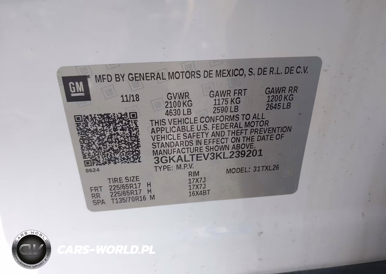 2019 GMC Terrain Sle VIN:3GKALTEV3KL239201 - 9